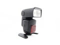 Flash for the camera with an adjustable head Royalty Free Stock Photo