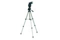 Flash camera head on tripod Royalty Free Stock Photo