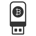 Flash drive with bitcoin_1