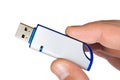 Flash drive in hand