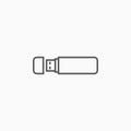 flash drive icon, thumb drive vector, usb, memory