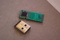 flash drive for storing information in disassembled form Royalty Free Stock Photo