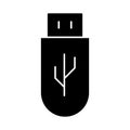 Flash drive Vector icon which can easily modify or edit Royalty Free Stock Photo