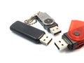 Flash Drives on isolated