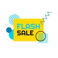 Flash fast sale discount Deal Special Promotion price Tag sign shop retail business Vector