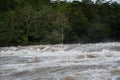 Flash flood-Flash flood in Thailand. Royalty Free Stock Photo