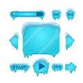 Flash Game Screen And Buttons Covered With Ice