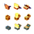 Flash Game Trasure Chest Collection Royalty Free Stock Photo