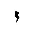 Flash and lightning icon. Thunderstorm bolt sign. Thunderbolt and electricity symbol