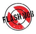 Flash Mob rubber stamp Royalty Free Stock Photo