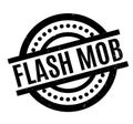 Flash Mob rubber stamp Royalty Free Stock Photo