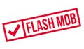 Flash Mob rubber stamp Royalty Free Stock Photo