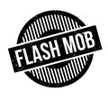 Flash Mob rubber stamp
