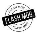 Flash Mob rubber stamp Royalty Free Stock Photo