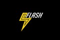 Flash Power Energy Logo Lightning Bolt design vector template