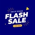 Flash sale advertisment banner design