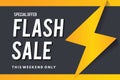 Sale Banner. Flash Sale Banner Template Design