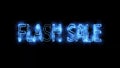 Flash sale blue energize mark glow end offset animation