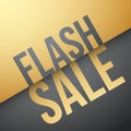 Flash sale design Royalty Free Stock Photo