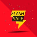 Flash Sale Promotion banner template design and new colection sale tags .Vector illustration. Premium Vector