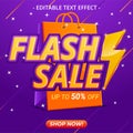 Flash sale special offer clearance banner Royalty Free Stock Photo