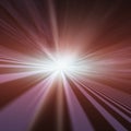 Flash Star Vanishing Point Royalty Free Stock Photo