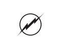 Flash tunderbolt logo template vector illustration icon