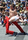 The Flash, World Buskers Festival, Christchurch Royalty Free Stock Photo