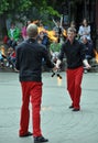 The Flash, World Buskers Festival, Christchurch Royalty Free Stock Photo