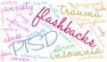 Flashbacks Word Cloud