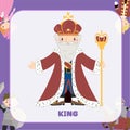 Clipart of king with sceptre