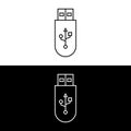 Flashdisk. External Memory icon