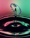 Liquid Drop Art - Water Drop Shape Royalty Free Stock Photo