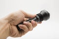 High-powered flashlight Royalty Free Stock Photo
