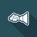 Flashlight icon Royalty Free Stock Photo
