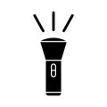 Flashlight icon vector design template basic RGB Royalty Free Stock Photo