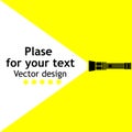 Flashlight icon.Vector flat flashlight illustration