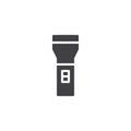Flashlight vector icon Royalty Free Stock Photo