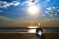 A flask with clean drinking water Royalty Free Stock Photo