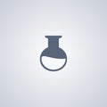 Flask, glassware , vector best flat icon Royalty Free Stock Photo