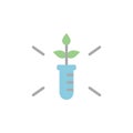 Flask, grass icon. Simple color vector elements of automated farming icons for ui and ux, website or mobile application Royalty Free Stock Photo