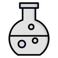 Flask Isolated Vector icon which can be easily modified or edit Royalty Free Stock Photo