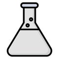 Flask Isolated Vector icon which can be easily modified or edit Royalty Free Stock Photo