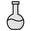 Flask Isolated Vector icon which can be easily modified or edit Royalty Free Stock Photo