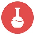 Flask Isolated Vector icon which can be easily modified or edit Royalty Free Stock Photo