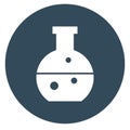 Flask Isolated Vector icon which can be easily modified or edit Royalty Free Stock Photo