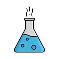 Flask of lab Isolated Vector icon that can be easily modified or edited Royalty Free Stock Photo