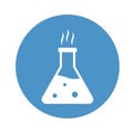 Flask of lab Isolated Vector icon that can be easily modified or edited Royalty Free Stock Photo