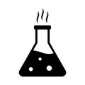 Flask of lab Isolated Vector icon that can be easily modified or edited Royalty Free Stock Photo