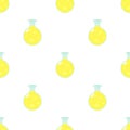 Flask of Luminous liquid pattern seamless vector